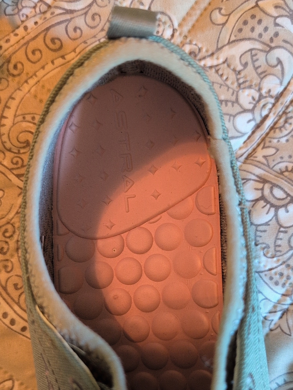 Casual Women's Lace-Up Sneakers in Teal - Picture 6 of 6